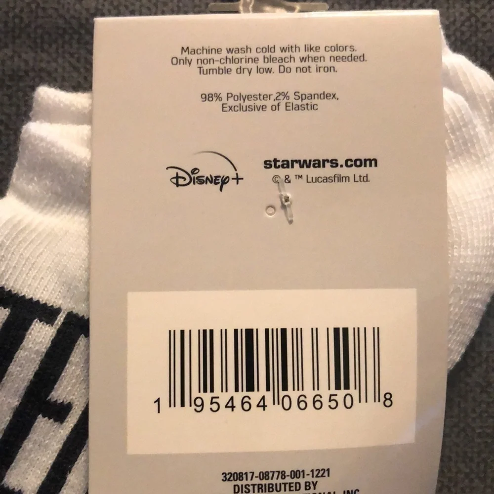 Star Wars Boys No Show Socks Size 4-10 baby yoda NWT